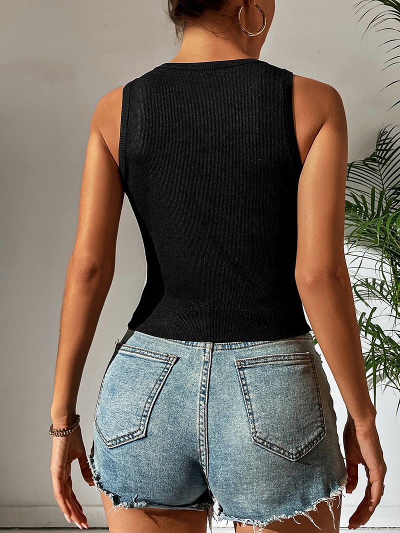 Gilet patchwork leopardato piccolo gilet sexy stampa gilet color-block per donna_voghion.com