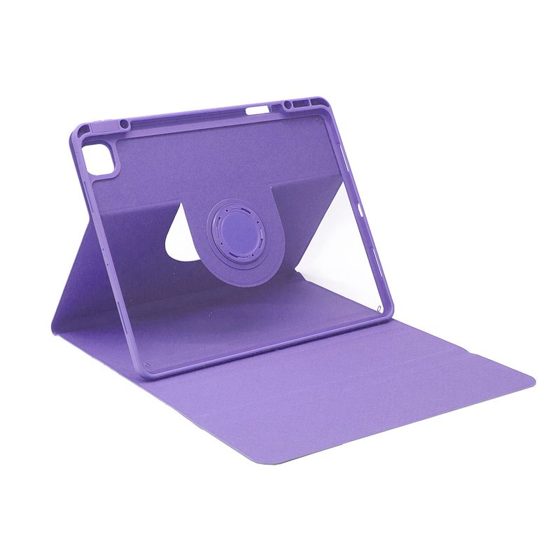 Unschlagbare Qualität, geeignet für das neue iPad, Schutzhülle mit Stiftschlitz, drehbare Tastaturabdeckung, 9,7-12,9 Zoll, flache Ledertasche_voghion.com