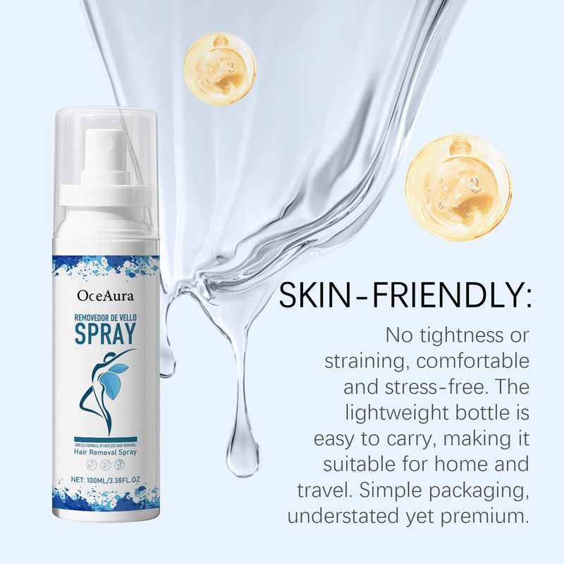 Spray per la cura del corpo liscio e pulito con ingredienti delicati OCEAUR_voghion.com