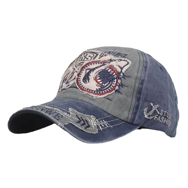 Bestickte Unisex-Baseballmützen zum Angeln für Damen und Herren, Baumwollmütze für den Außenbereich, verstellbar für den Sommer, Herrenhüte 2021, Neu_voghion.com