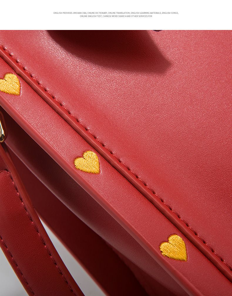 2024 Nuova borsa da sposa premium, atmosfera femminile, rossa, borsa a tracolla Niche Cross_voghion.com