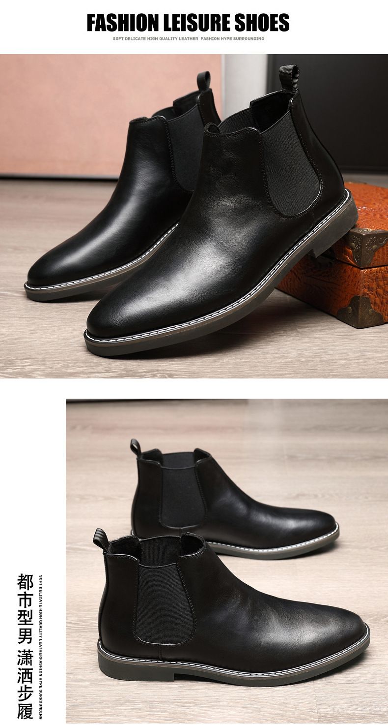 40 ~ 46 Marke Retro Komfortable 2024 Mode Männer Stiefel_voghion.com
