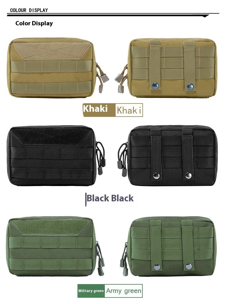 MOLLE Kombinatioun Kleng Outdoor Multifunktionell Brigade Vëlofueren Wanderen a Biergbesteigung Taktesch Medizinesch Tailletasch_voghion.com