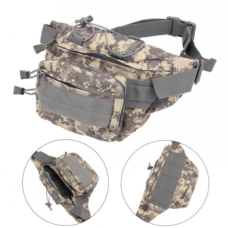 Outdoor Sports Running Multi-functional Messenger Storage Fanny Pack, Mountaineering Riding Portable Tactical Bag_voghion.com