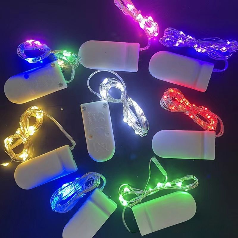 Multicolor LED Bottle Lights String - Solar/Battery Powered Decorative Fairy Lights For Parties, Weddings, Home Decor_voghion.com