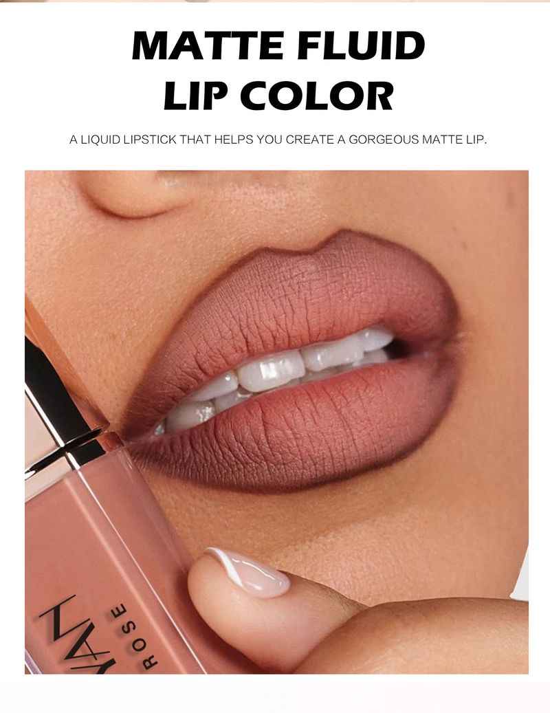 HANDAIYAN 8 - Color Quick - Drying Lip Gloss, Non - Stick Cup, Long - Lasting Matte Lipstick_voghion.com