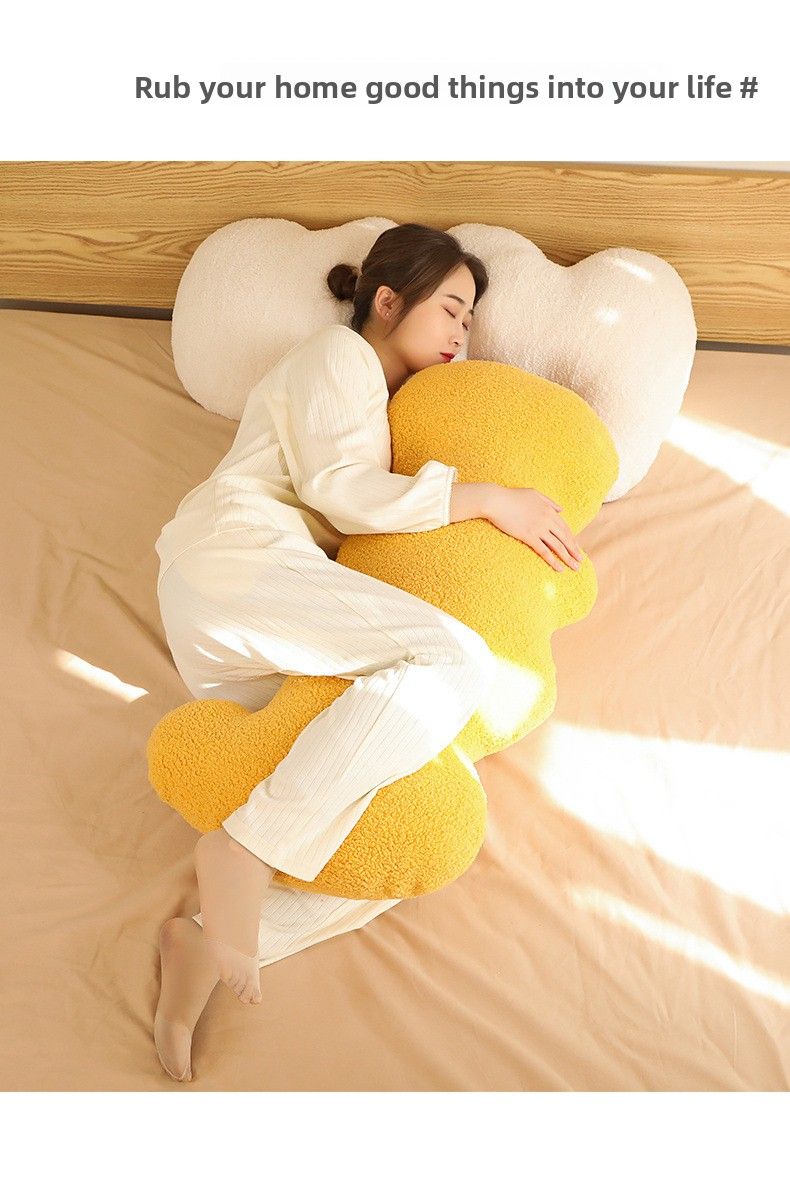 Cuscino decorativo morbido per dormire sul fianco di una ragazza, modello di divano per la casa in stile minimalista Ins Flower_voghion.com