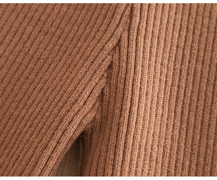 Strickcardigan- und Jogginghosen-Set für Mädchen – Pullover mit Teddybär- und Spitzenbesatz + Hose mit geradem Bein, 3–8 Jahre (100–140 cm), Zartes Khaki/Lavendel_voghion.com