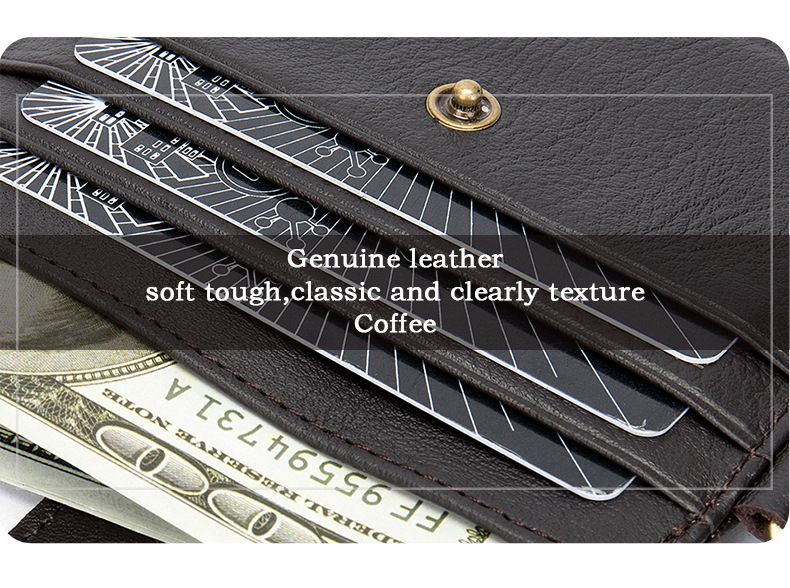 Genuine Leather Card Holder Casual Men's Multi Card Holder Thin Small Card Holder Bus Card Holder Card Holder_voghion.com