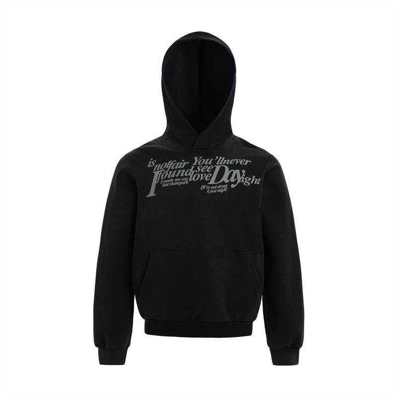 Felpa con cappuccio da uomo, stile streetwear, semplice, casual, versatile, con stampa a lettere, autunnale_voghion.com