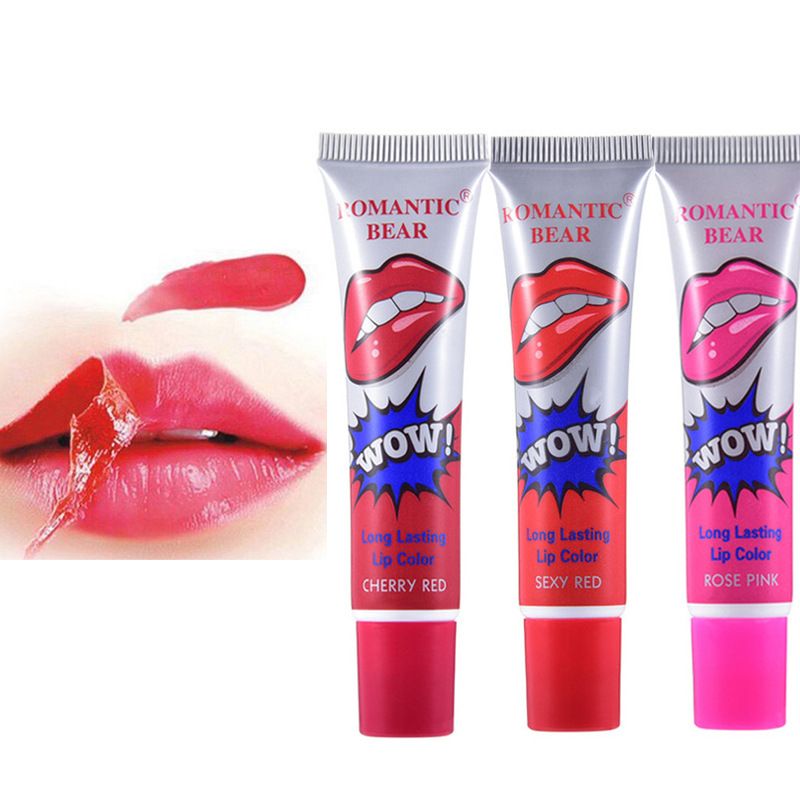 Exportación transfronteriza hidratante y no es fácil de quitar el maquillaje Lápiz labial sexy Brillo labial Lágrima Brillo labial OSO ROMÁNTICO Color de labios_voghion.com
