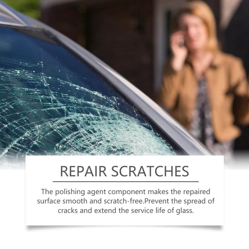 Autoglas-Pflegeset, selbstklebende Reparaturlösung für Risse und Kratzer in der Windschutzscheibe_voghion.com