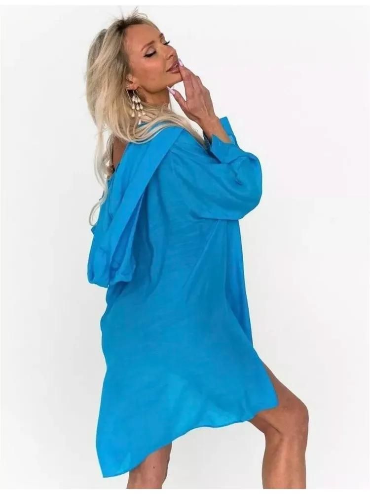 Strandüberzug für Damen – Leichter Sonnenschutz-Kimono-Überzug für Badeanzüge, Urlaub, Poolparty_voghion.com