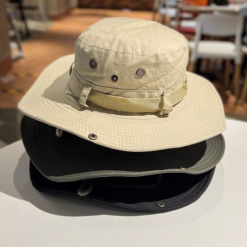 Nouveautés Unisexe Été En Plein Air Pêche Randonnée Seau Large Bord Pliable Pêcheurs Pare-Soleil Chapeau Hommes Femmes Camping Visières Panama_voghion.com