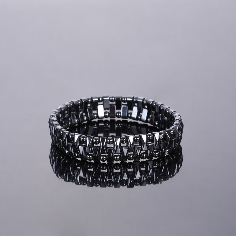 Klassieke Hematiet Energie Kralen Elastische Magnetische Therapie Afslank Armbanden Afslanken Gezondheidszorg_voghion.com