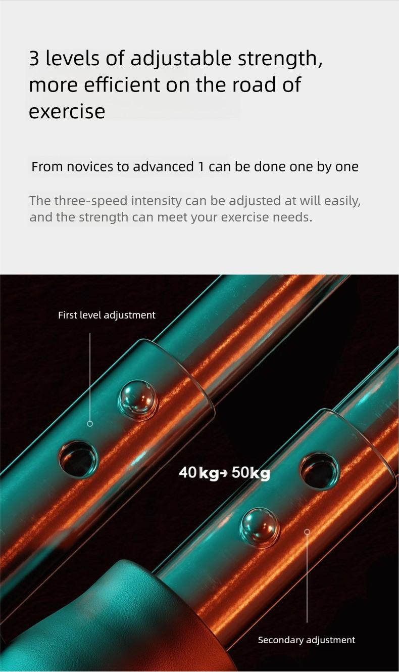 Multifunctional Adjustable U-Shaped Strengthener Indoor And Outdoor Exercise Fitness Muscle Trainer Spring Arm Strength_voghion.com