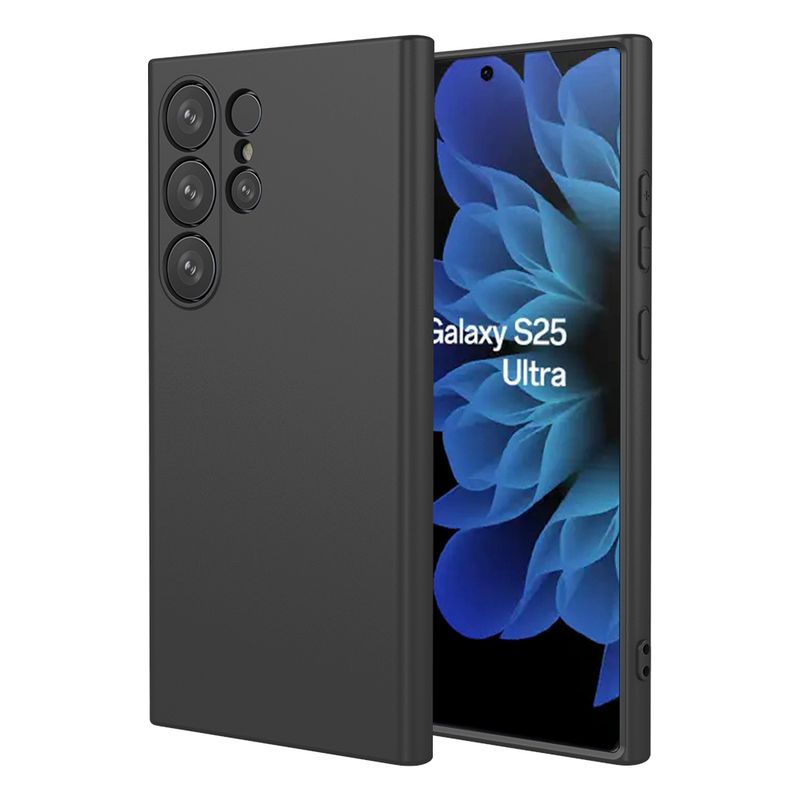 Flexibler TPU-Koffer aus flüssigem Silikon für Samsung Galaxy S25 Ultra S24 FE S23 Plus Schutzhülle Fundas Coque Capa_voghion.com