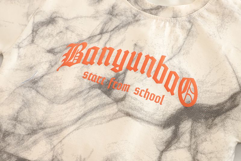 Ropa para niños, trajes de verano para niños, ropa de verano para bebés, trajes de dos piezas de manga corta y estilo urbano._voghion.com