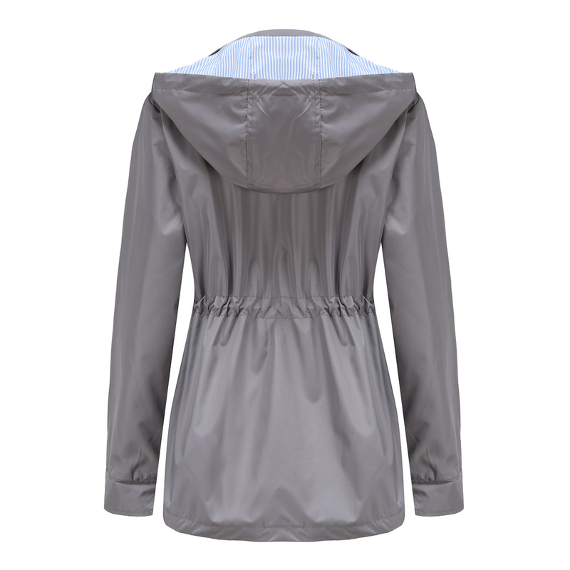 Damenbekleidung neue Herbst- und Winterjacke mit abnehmbarer Kapuze, Windjacke für Damen, große Damenjacke, Regenmantel_voghion.com