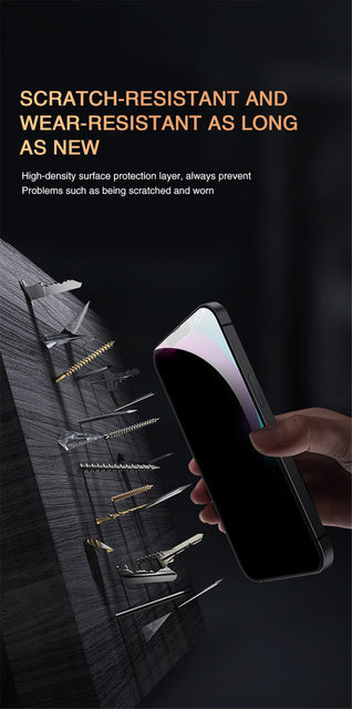 Protecteur d'écran anti-espion à couverture complète pour iPhone 11 12 13 PRO MAX Verre de confidentialité pour iPhone 14 Pro 8 Plus XS Max XR Verre trempé_voghion.com