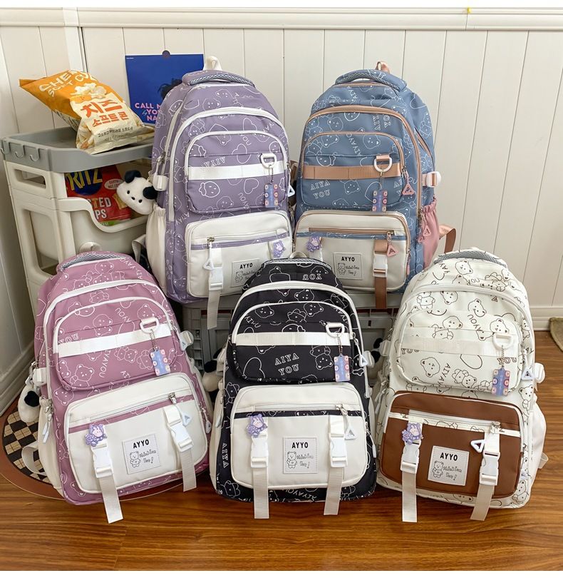 2024 New Space Crowd College Style Backpack, Junior and Senior High School Student Casual Backpack_voghion.com