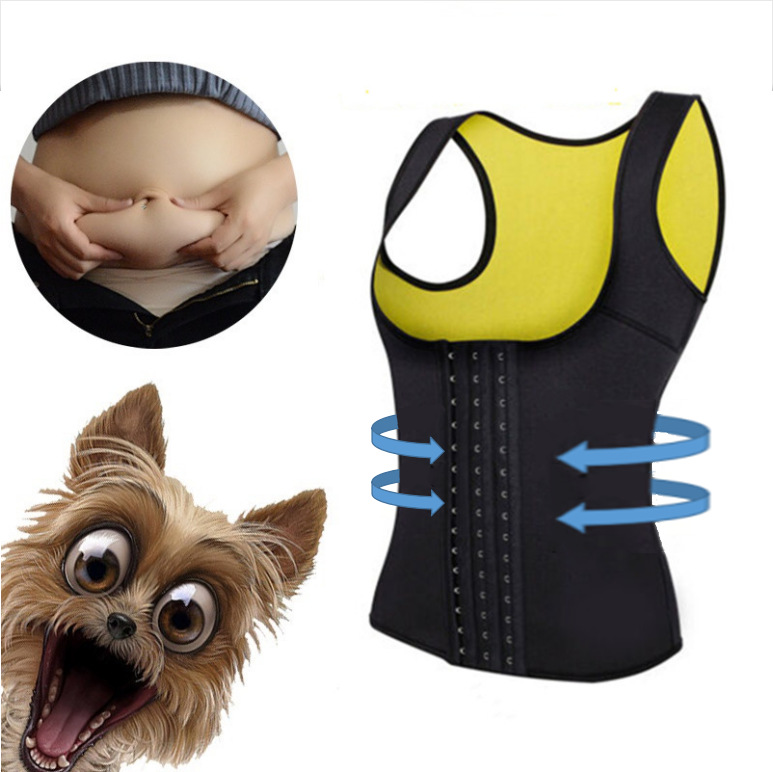 women's fitness chest support vest cross-border palace button adjustment corset yoga postpartum waist shapewear_voghion.com