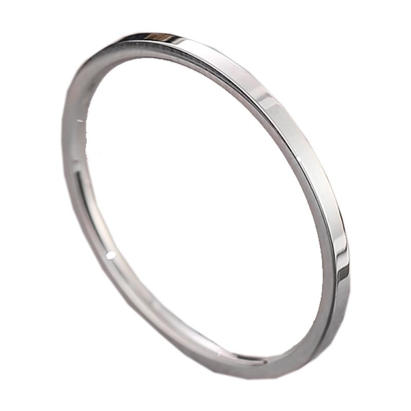 Hot Selling New Ultra-Thin Titanium Steel For Women, Non-Fading Couple's Index Tail Ring, Simple Finger Ring Jewelry_voghion.com