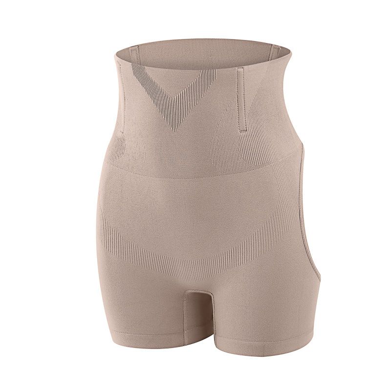 "High-Waisted Shapewear Shorts With Boning - Butt Lifting & Tummy Control Seamless Underwear For Women - Breathable Nylon Blend Slimming Panties_voghion.com
