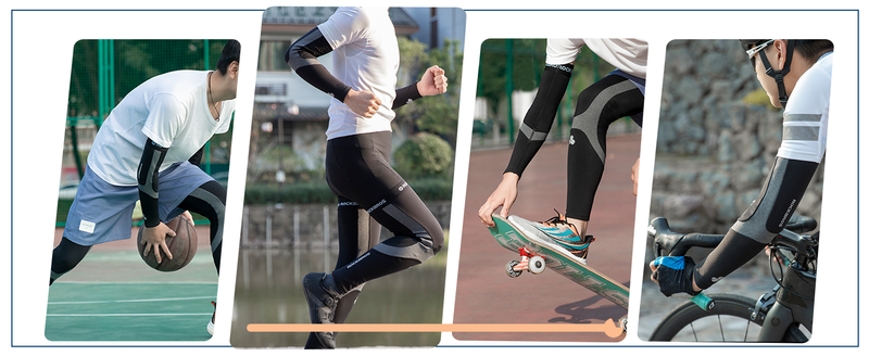 ROCKBROS Jambières unisexes Jambières antidérapantes Protection des genoux 1 paire Coupe-vent Chaud_voghion.com