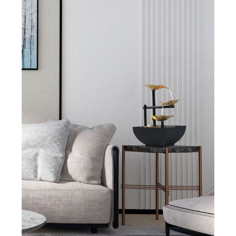 Colorful Ceramic Flow Circulating Water Wealth-Attracting Living Room Office Home Decoration High-End Ornament Gift_voghion.com