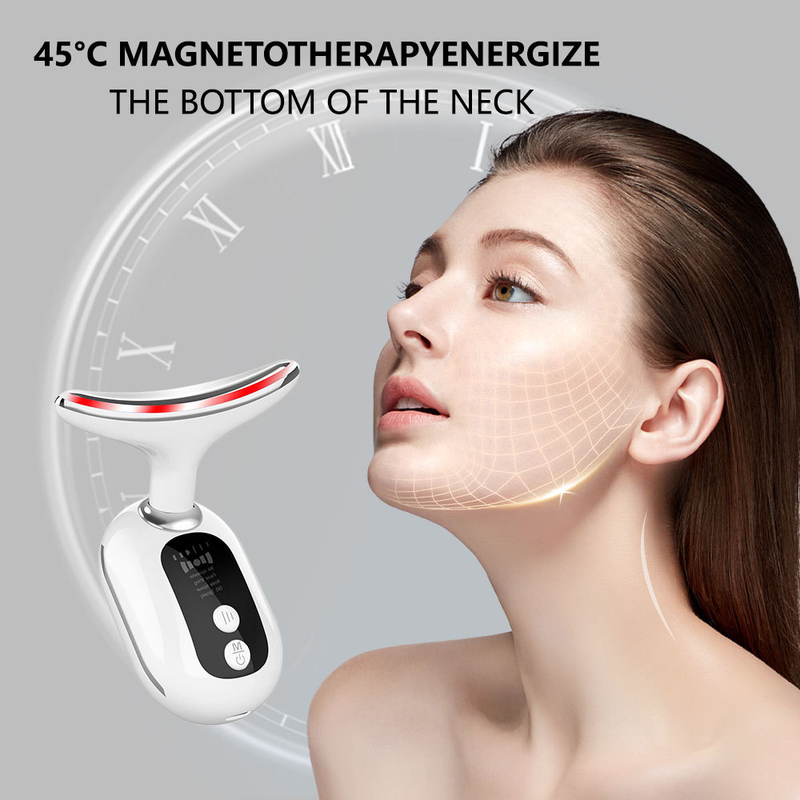 Beleza Padrão Doméstico Rejuvenescimento de Fótons Introdução Dispositivo de Massagem Facial, Dispositivo Protetor de Pescoço,_voghion.com