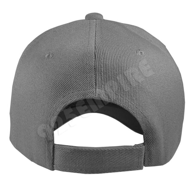 Gorra de béisbol ajustable de color sólido, paquete de 12 unidades_voghion.com