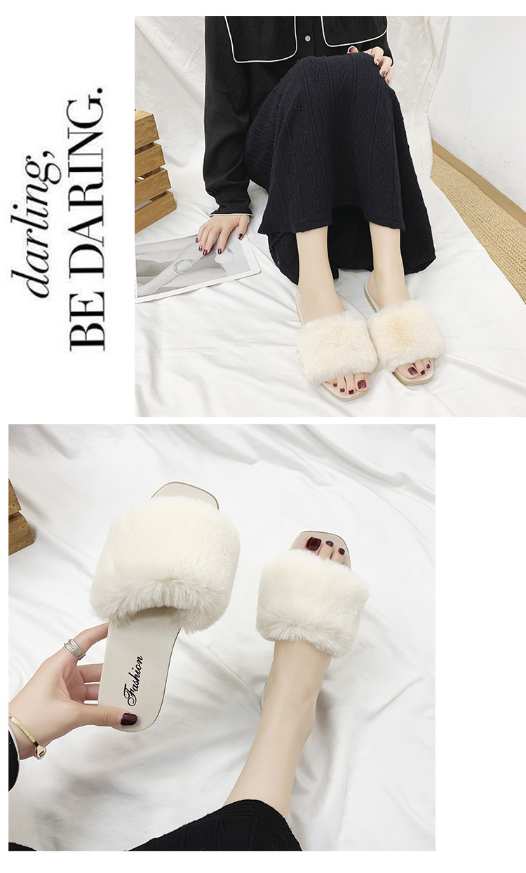 Women's Velvet Slip-On Spring Summer Indoor Outdoor Soft Comfortable Memory Foam House Shoes Slippers_voghion.com