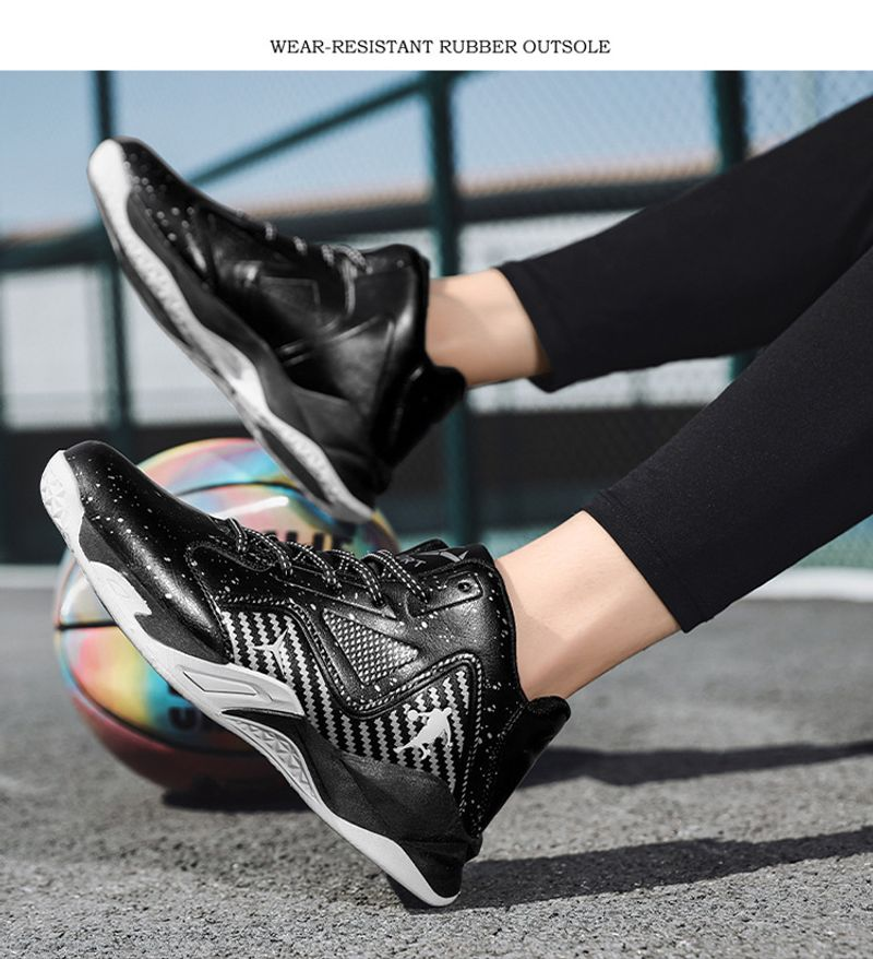 Men's plus size venom basketball sneakers, combat boots, high-top shoes, sports casual shoes for boys and young people_voghion.com