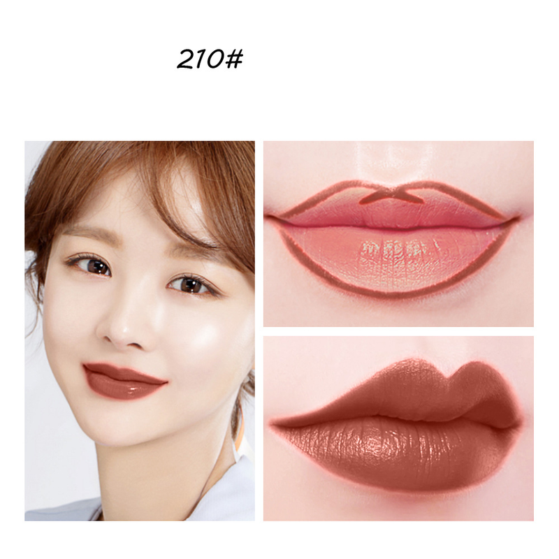 Novo GLAZZI suporte em forma de flor caneta batom + lipliner combinação terno fosco 12 cores caneta labial_voghion.com