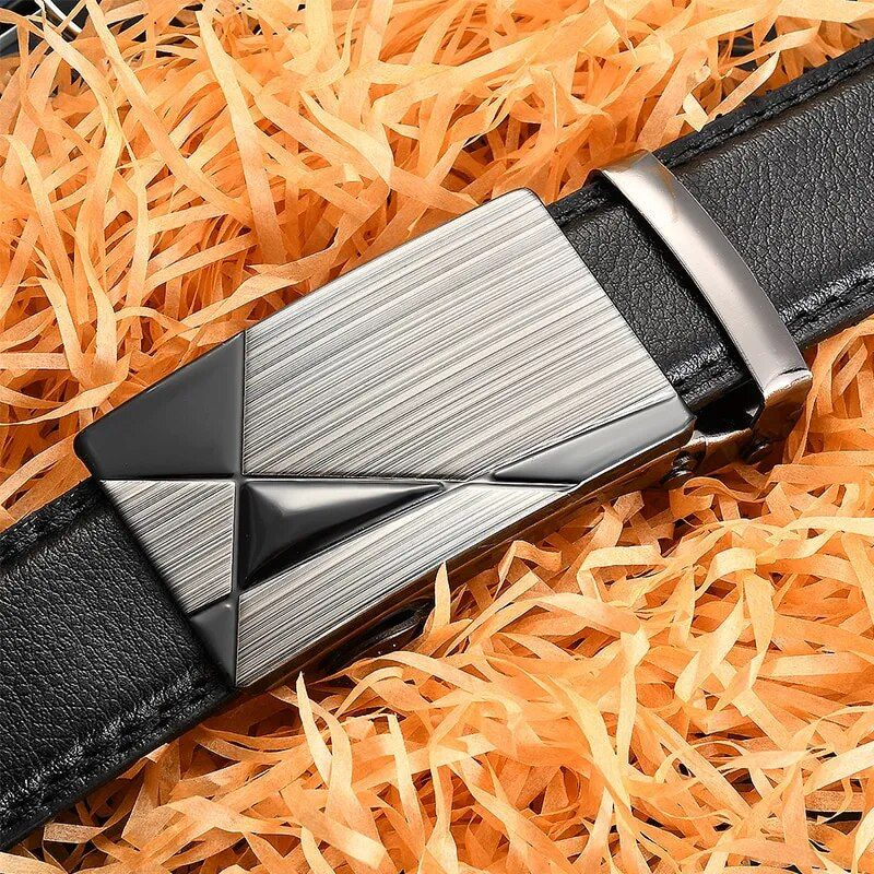 Herren automatische schnalle gürtel pu leder hohe qualität männer lederband casual für jeans_voghion.com