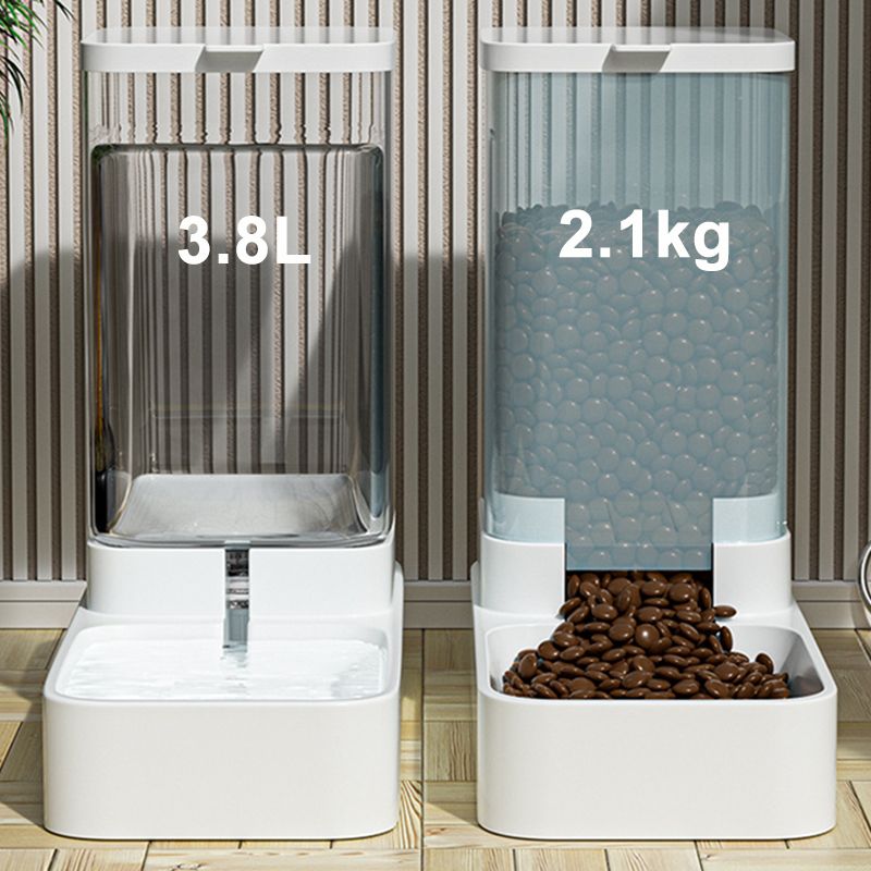 Distributeur automatique de nourriture pour animaux de compagnie, grande capacité, pour chiens et chats. Abreuvoir durable pour chats et distributeur de nourriture pour chiens._voghion.com