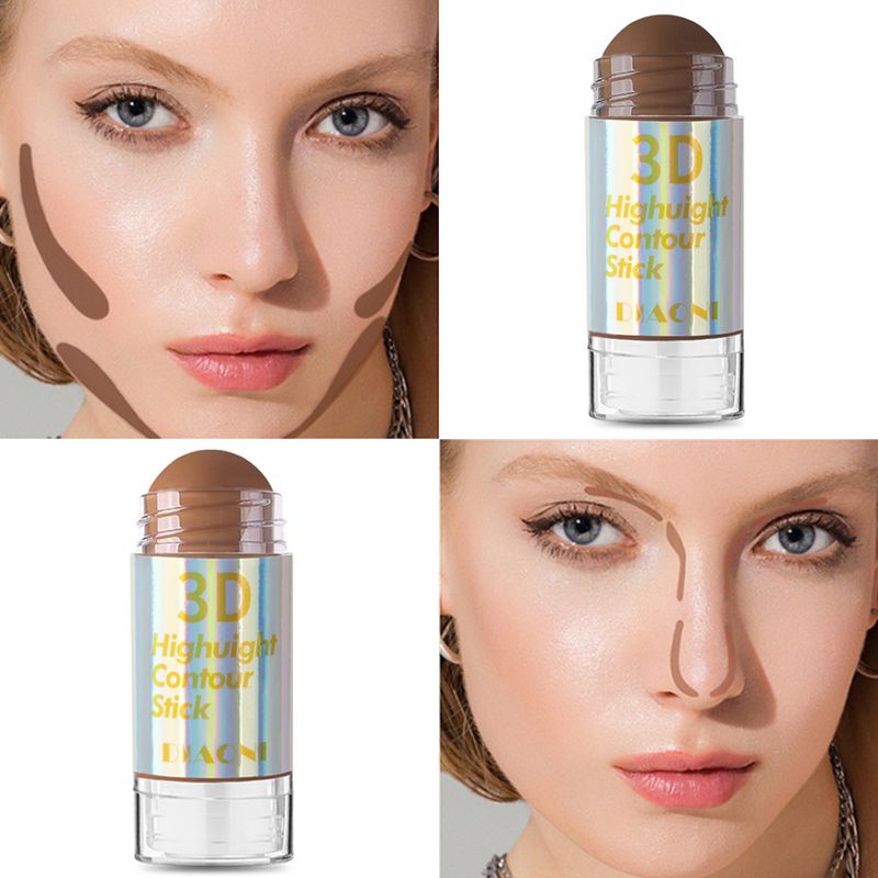 DIAONI Cream Blush Stick – Feuchtigkeitsspendende und verblendbare Wangenfarbe – Tragbares Twist-Up-Design_voghion.com