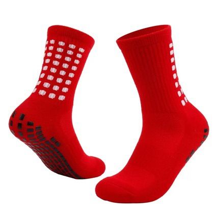 Hiking Clothings Mid Tube Non Slip Football Dotted Socks With Towel Bottom Thickened Sports Socks Non Slip And Deodorizing Socks_voghion.com