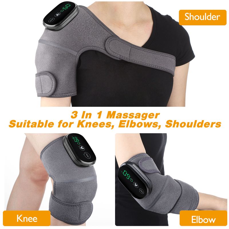 Electric Pad Fast Heating Therapy Knee Temperature Massar Arthritis Physiotherapy Shoulder Elbow Joint Vibration_voghion.com