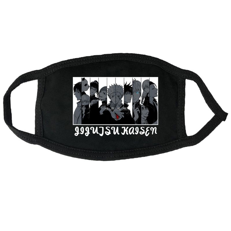 2024 Mangan Adult Printed Mask, Cotton Around, Washable Outdoor Pattern Mask_voghion.com