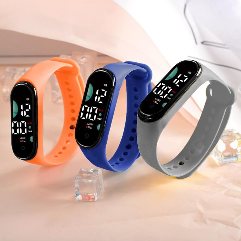 Kids Electronic Sports Waterproof Wrist Large Font Screen LED Display Luminous Auto Date Full Calendar Digital Watch_voghion.com