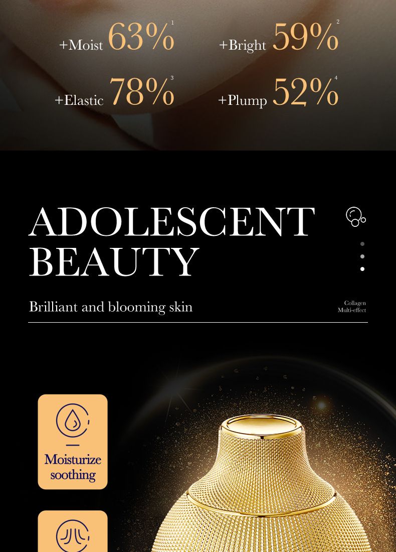 Crème hydratante visage au collagène Full English Pearl 70 g SADOER_voghion.com