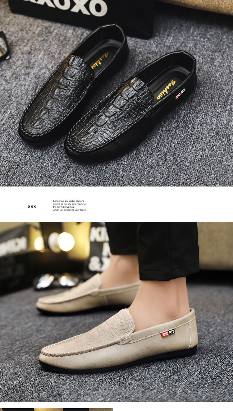 Mens Genuine Leather Men Casual Shoes Luxury Brand leather Loafers Moccasins High Quality Driving Shoe Comfortable big size38-47_voghion.com