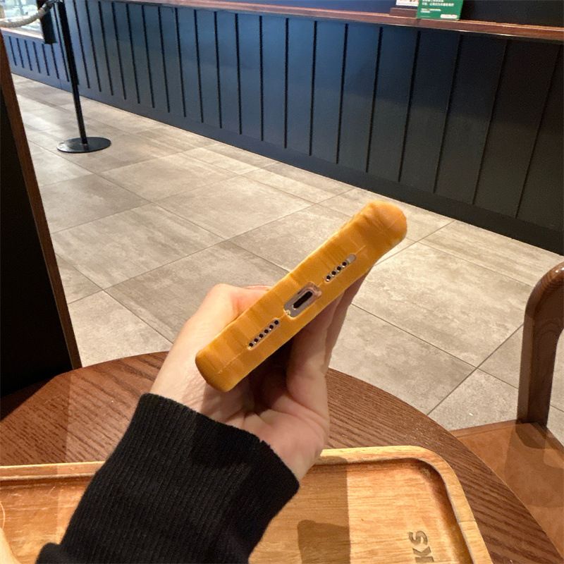 Toast & Egg IPhone Case – Cute Food-Themed Shockproof TPU Cover For IPhone 11/12/13/14/15/16 Pro/Max – Anti-Drop Bumper & Raised Bezels_voghion.com