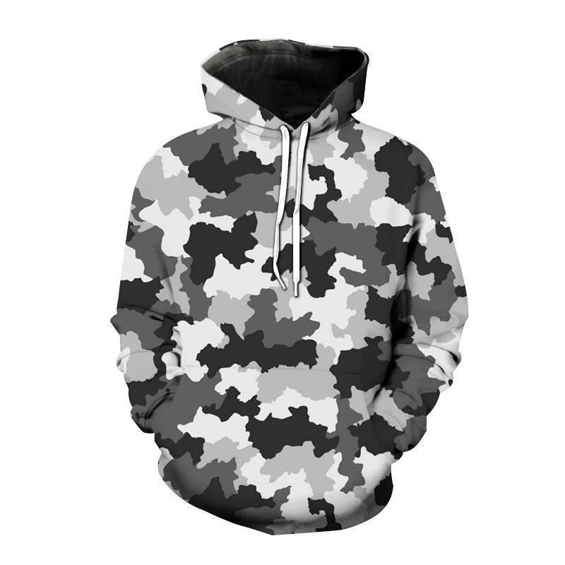 Jungle Pattern Hoodie Men Camouflage 3D Printed Sweatshirt Oversized Casual Street Kids Camo Hoodies Outdoor Sports Long Sleeves_voghion.com