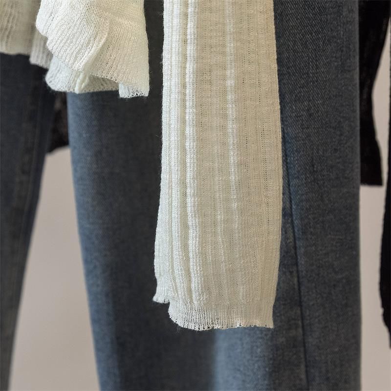 Cardigan traspirante in seta ghiacciata, cappotto estivo da donna, camicetta, scialle, taglie forti, abbigliamento aderente e anti-sole_voghion.com