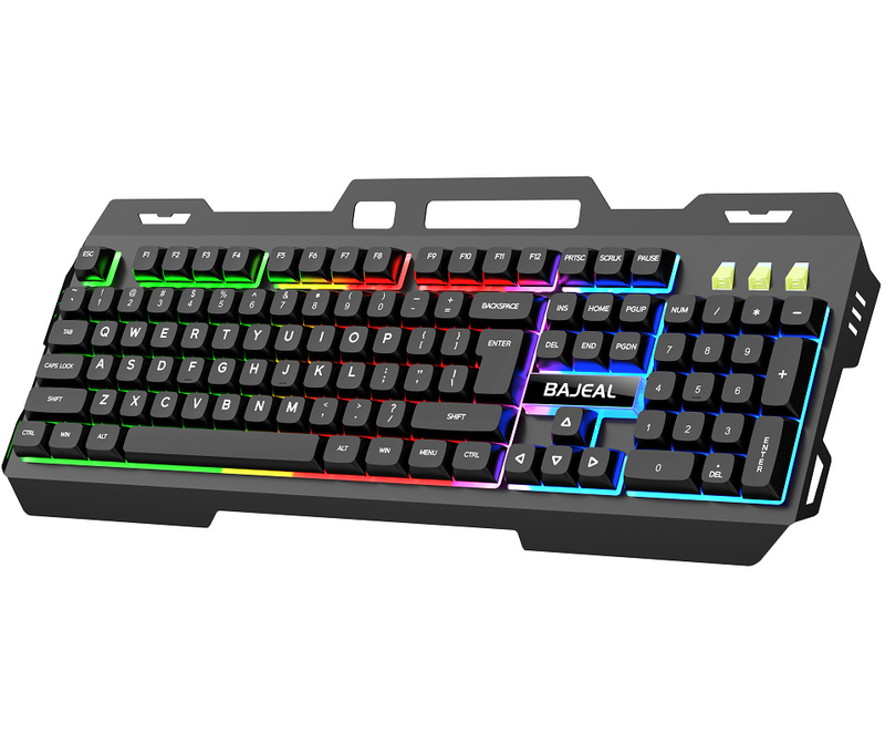 K45 Bunte strahlende Computerspiel-Tastatur mit Hintergrundbeleuchtung, hängende Tastenkappe aus Metall, mechanische Touch-Funktion_voghion.com