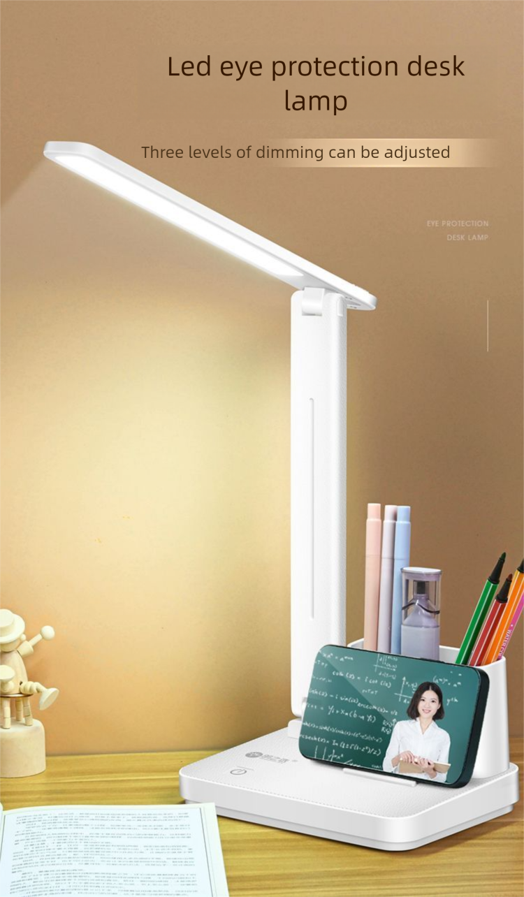 LED Eye Protection Small Desk Lamp For Studying, Vision Protection, Student Dormitory, Homework Writing, Ultra Bright,_voghion.com