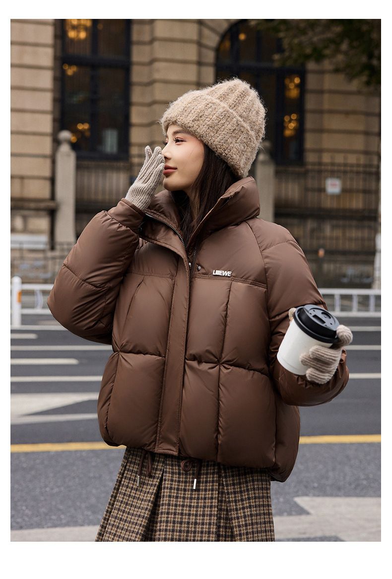 Piumino leggero da donna - Cappotto invernale corto, ampio e caldo con design elegante, capospalla comodo e alla moda_voghion.com